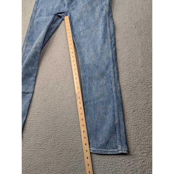 Levis Line 8 Slim Fit Taper Jeans 34x32 (Fits 35x29.5) Blue Acid Cotton Stretch - Picture 12 of 16